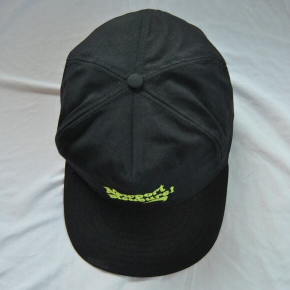 Vintage 90s Newport Pleasure Black Promo Snapback Black & Green - Picture 9 of 13